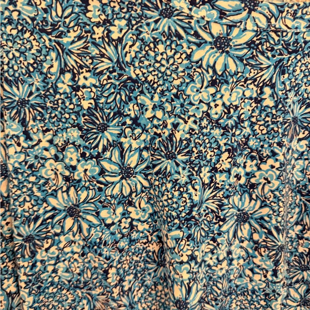 NWT Lilly Pulitzer Belden Pima Cotton Dress in Cumulus Blend Blooming Floral - Picture 4 of 7